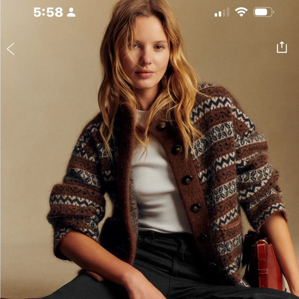 Sezane SOLD OUT Thais sweater. Pristine condition. Size xxs - Picture 2 of 4